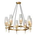 Loft Industry Modern - Candles Circle Chandelier